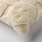 Preview: Dutch Decor Kissenhülle 'Pom' 45 x 45 cm Cannoli Cream - Beige